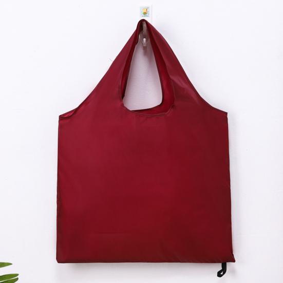 Foldable Handbag Portable Reusable Shopping Bag Bright Colors Durable Travel Tote Bag for Supermarket