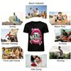 Hip Hop Style Shiny Diamond Dollar Lip Print Top Trendy Streetwear Cool Girl Loose Casual T-Shirt Pure cotton T-shirt