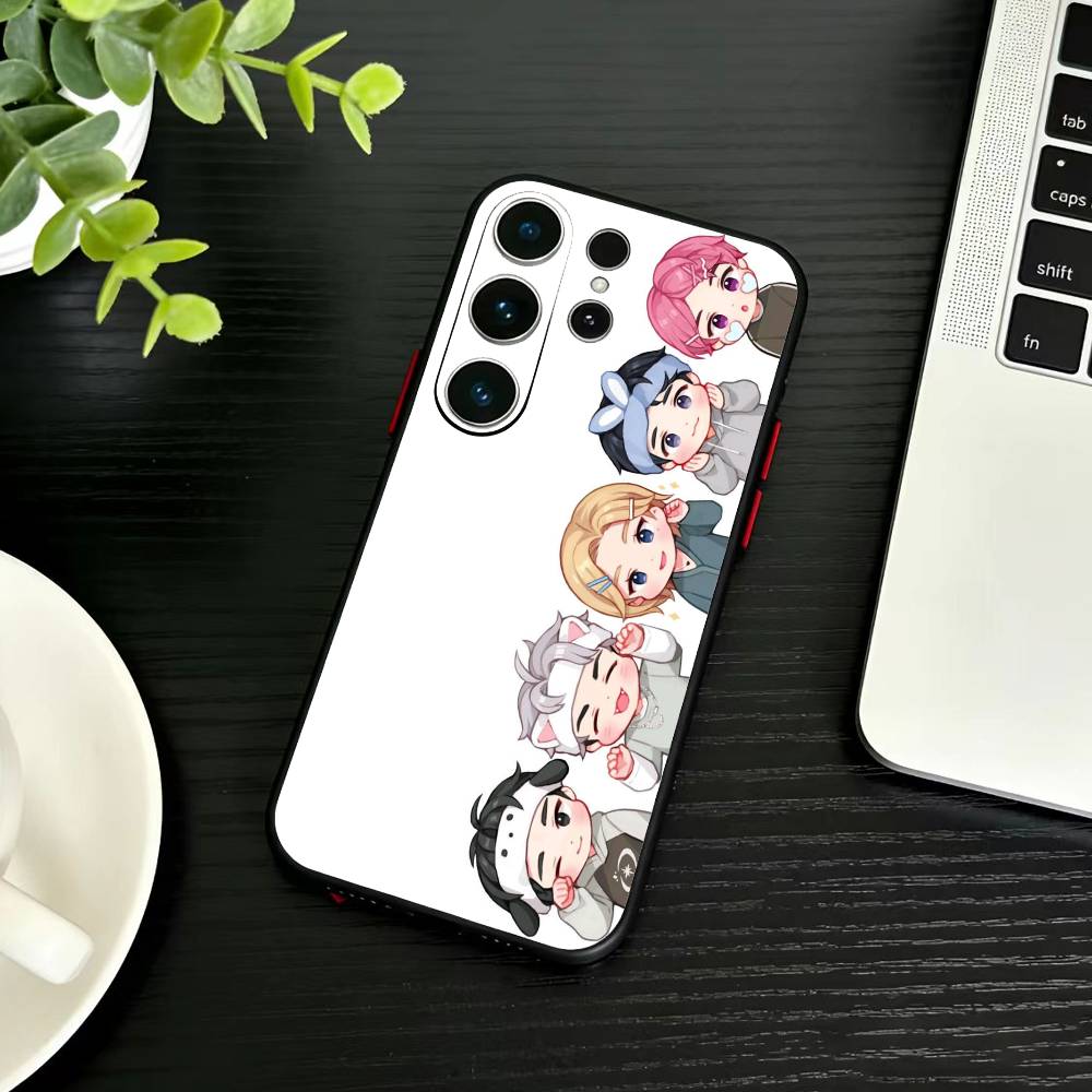 

W-Webtoon-EACE Phone Case For Samsung S26,S25,S24,S23,S22,S21,S20,S30,Ultra,Plus,Fe,Note,5G Black Cover Samsung S24fe
