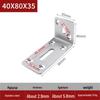 Stainless Steel Adjustable L-Shaped Load-Bearing Bracket