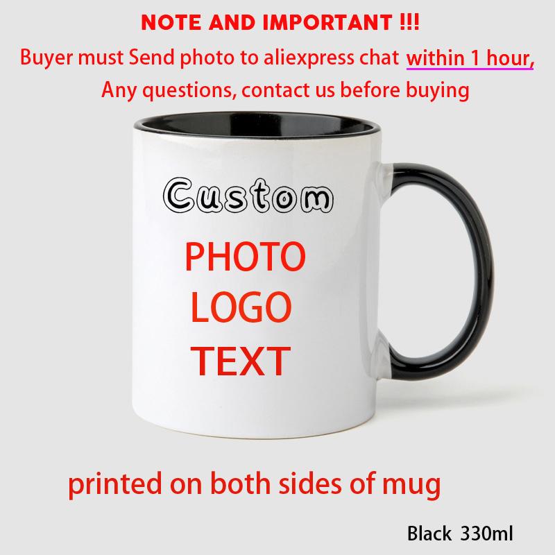 Personalized Photo Mug, Customize Family, Kids,Lovers,Logo, Text, Dog, Cat ,photos Mugs, Tea Milk Cup, Mother's Day Gift