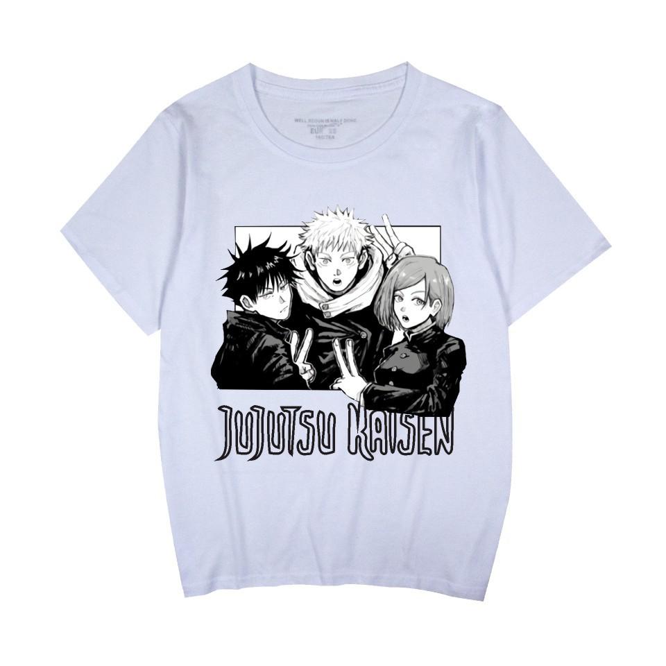 Jujutsu Kaisen Printed Men's T-shirt Unisex Casual Fashion Street Style Short-sleeved Tops T-shirt