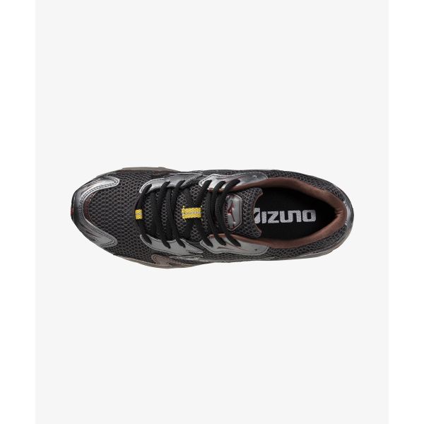 Mizuno Wave Rider 10 Black Brown Unisex Sneakers D1GA243112