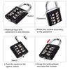 Zinc Zinc Zinc Alloy Combination For Luggage Cupboard Suitcase Number Locks Password Lock Padlock Smart Lock