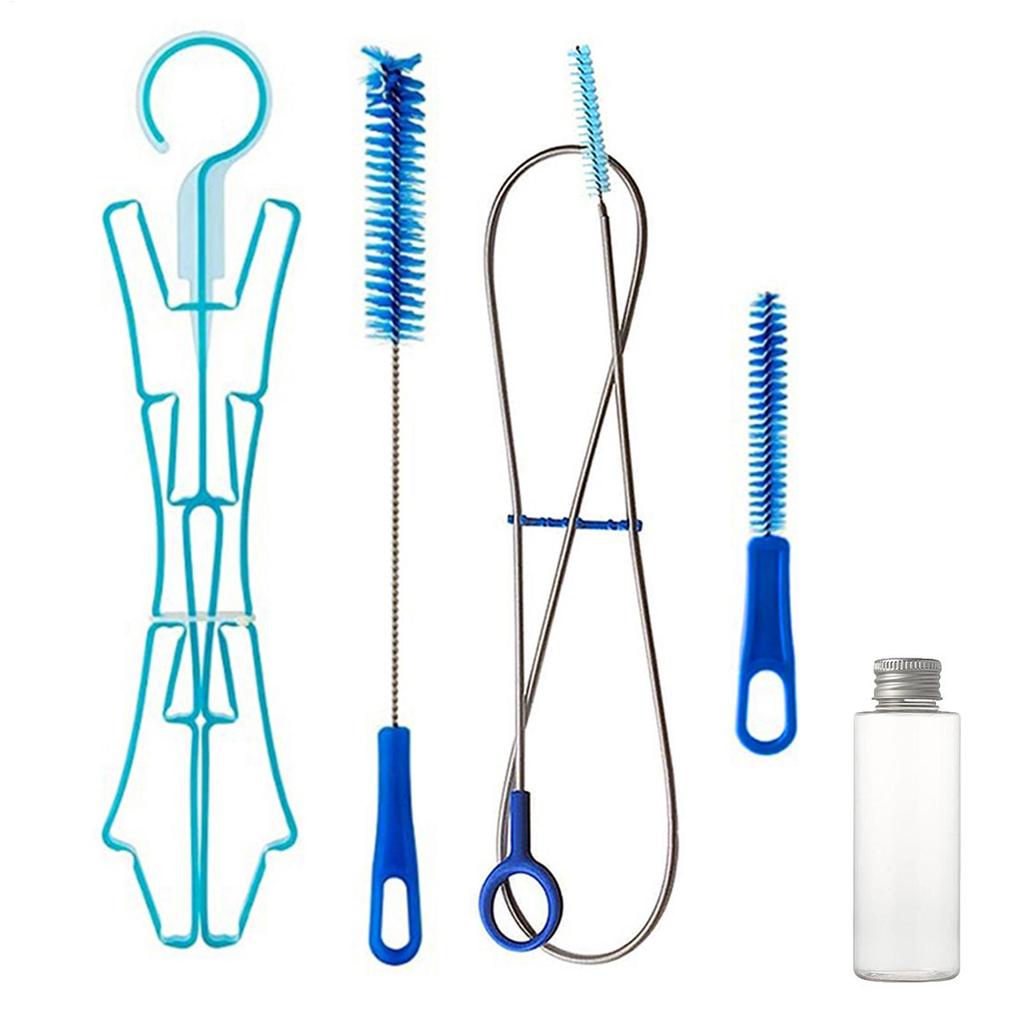 Hydration Bladder Tube Brush Cleaning Kit Long Brush Mountaineering Drinking Water Bag Cleaning Brush For Universal Bladders