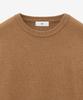 Tienjiti Wool Blended Round Neck Sweater (Camel) Tnsw5F105Cm