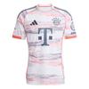 adidas FC Bayern 25/26 Auswärts AEROREADY Bequem Vielseitig Kurzarm Fußballtrikot Herren Oberteile Weiß JJ2143