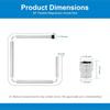 Water Heater Flexible Anode Rod Enhances Liquid Quality 4 Section Flexible Magnesium Anode Rod for Hot Water Heater