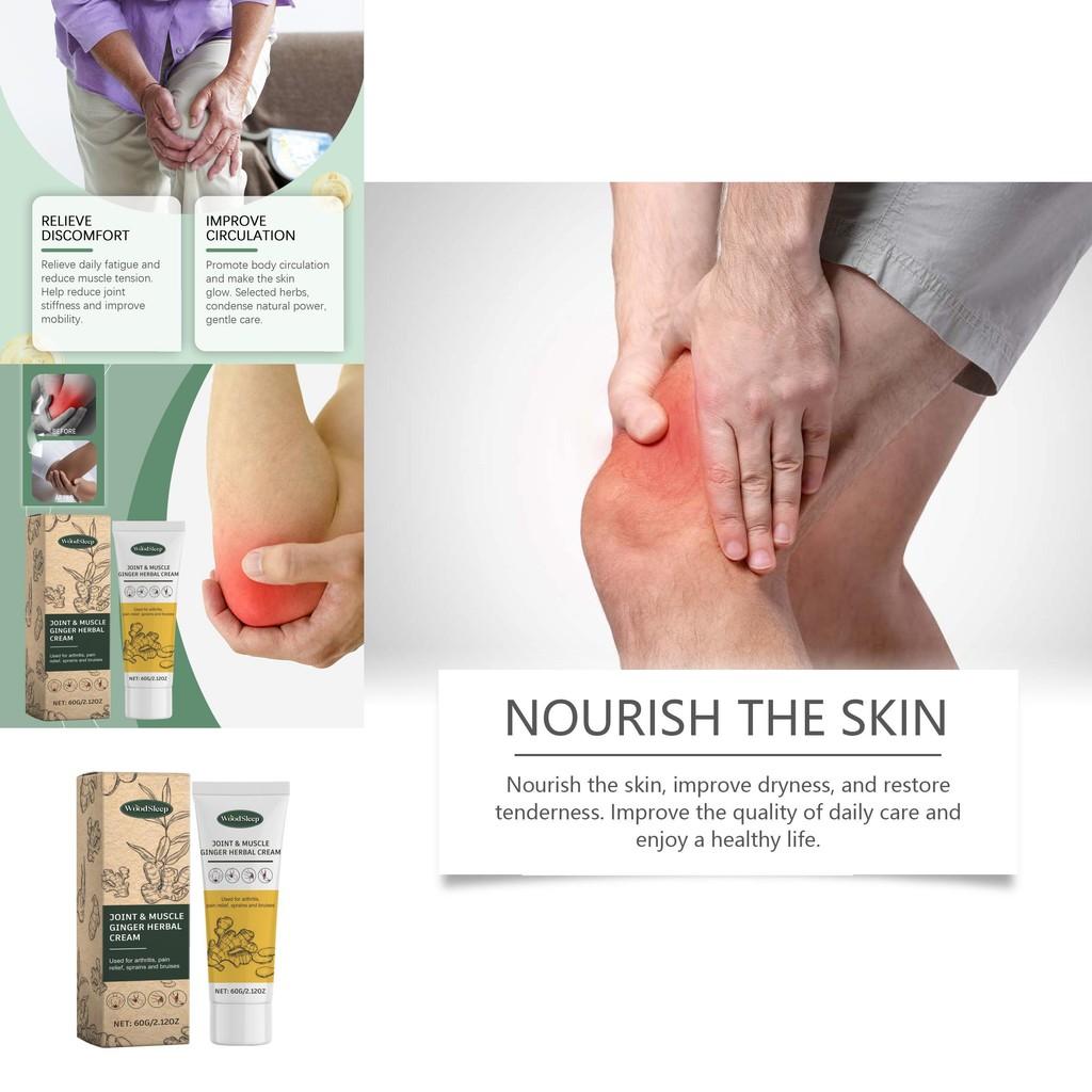 Ginger Herbal Woodsleep Balm For Gentle Soothe Of Discomfort In Knees Wrists And