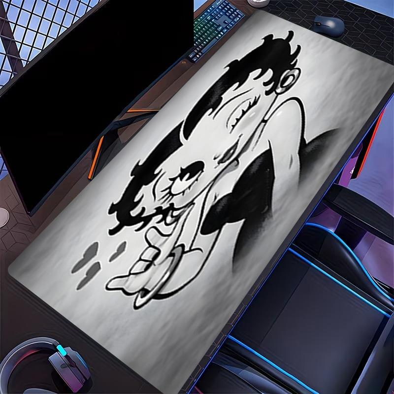 Betty Boop Print Mouse Pad, for Keyboard Pad Laptop PC Mat for Office Home Use, Desk Decor, Perfect Birthday Gift for Gamers
