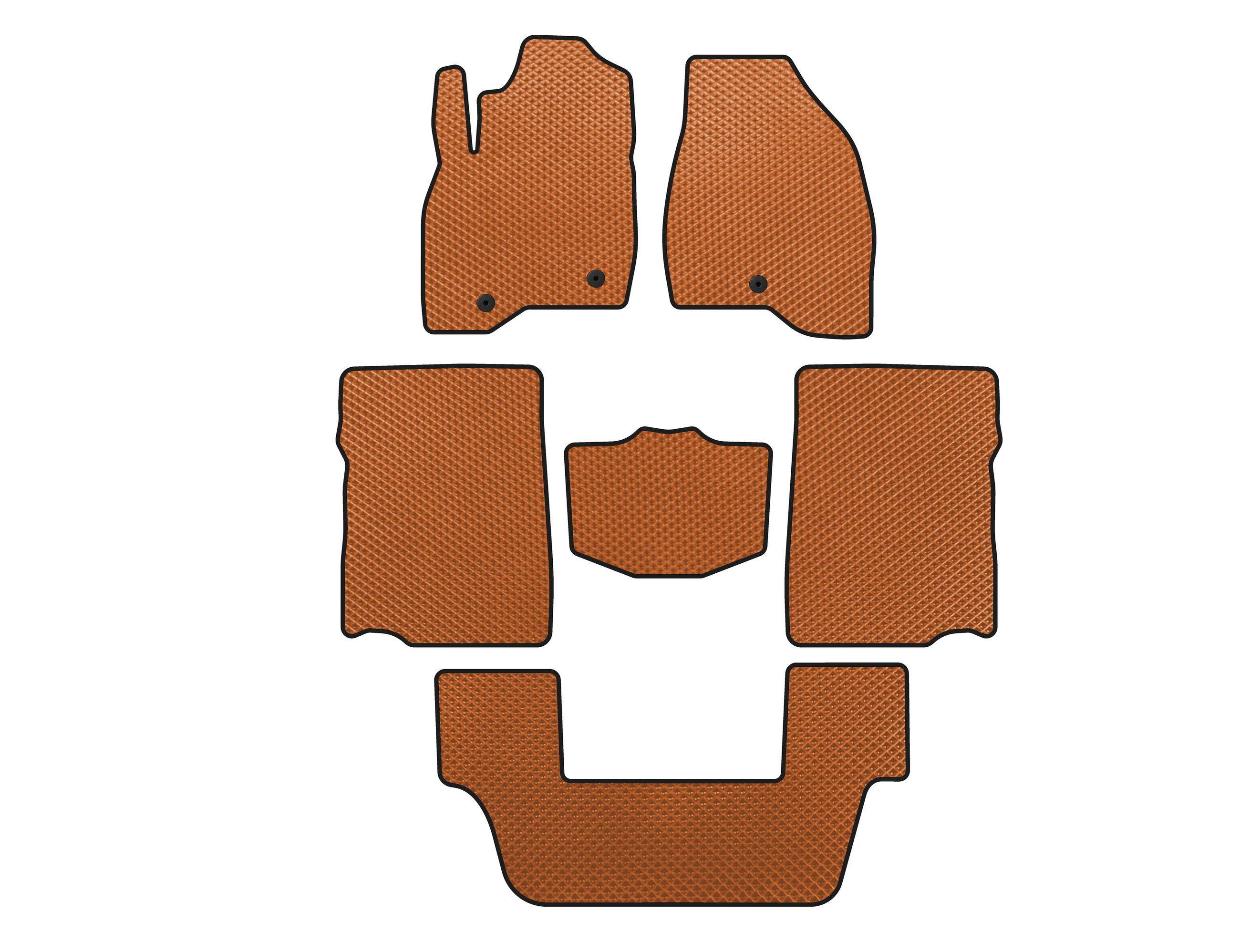 

EVA mats (2017-2019, 3rd row, 7-seater, Orange) for Ford Explorer