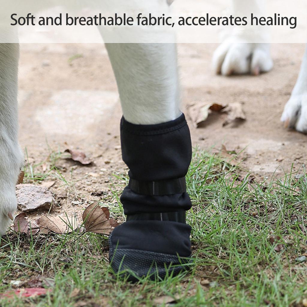 Scarpette per Cani - Scarpe Protettive per Animali Domestici per il Post-, Recupero da Infortuni e Uso all'Aperto - Non- Protettori per Animali