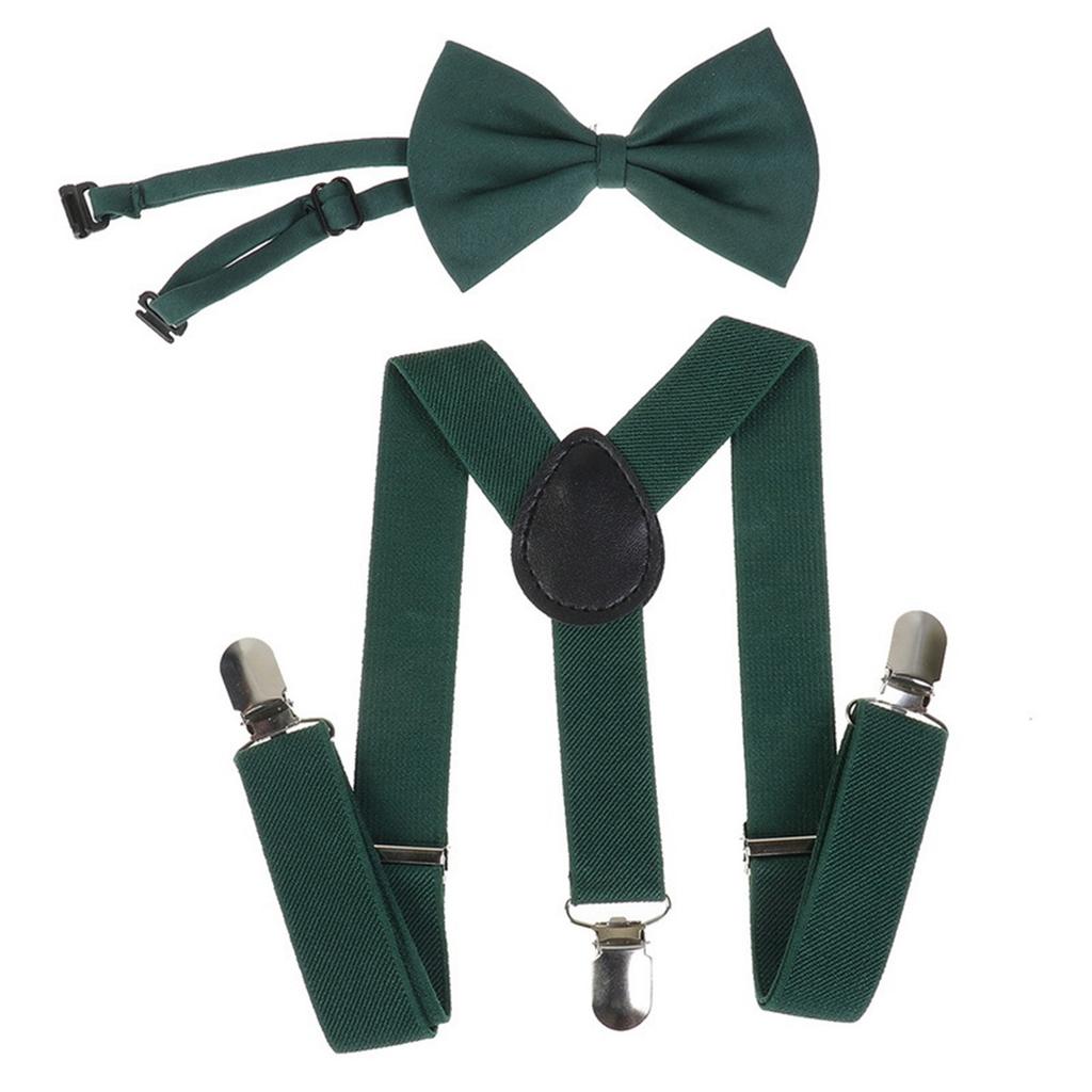 Y-förmiges Baby- und Krawatten-Set für Kinder - Zweiteiliges Verkleidungsoutfit für Kinder mit verstellbarem Baby- und Clip-Krawatte.