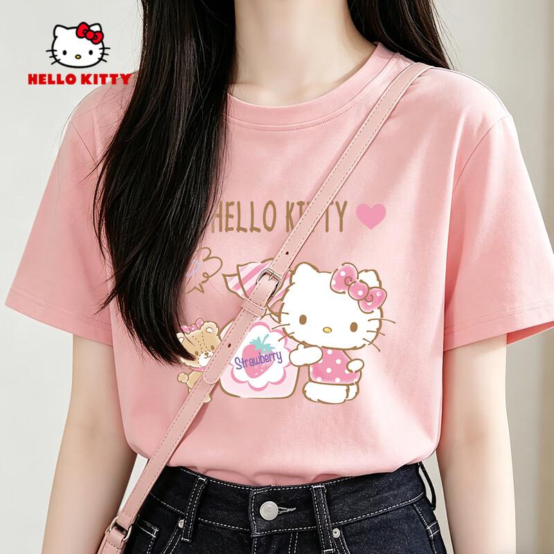 Hello Kitty Girls  Cotton Short Sleeve T-Shirt XL