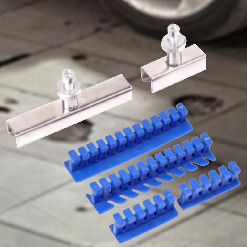 Car Dent Puller Kit Aluminum Steel Channel Nylon Tabs Sturdy Dent Puller Multifunctional Effective Car Maintenance Supplies