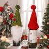 Weekly New Christmas Gnome Wine Bottle Decoration - Creative Rudolph Faceless Doll