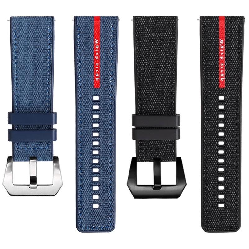 Per Panerai SUBMERSIBLE cinturino Luna Rossa PAM1466 PAM1391 PAM1565 Bracciale Cinturino in Gomma 22mm 24mm 26mm Cinturino per Orologio da Uomo Impermeabile