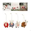 Christmas Figurines Decoration Elk Deer Doll for Year's Garden