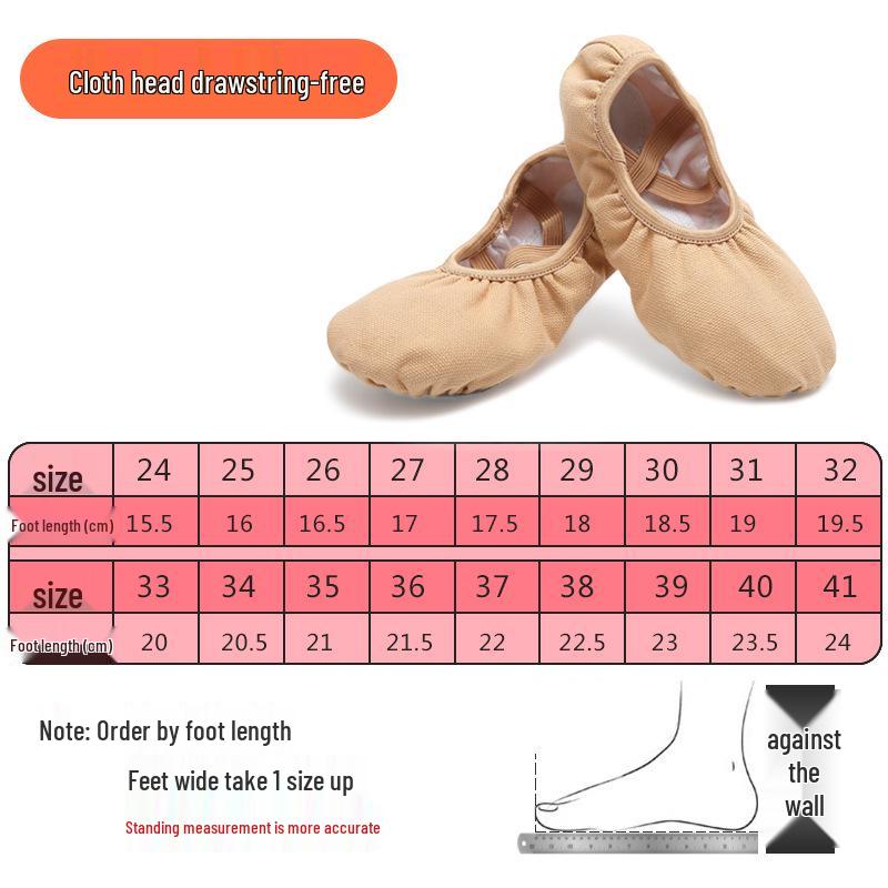 Ballet- & Yoga Dansschoenen: Zachte Zool voor Vrouwen, Kinderen, Meisjes & Volwassenen - Kattenpoot Design