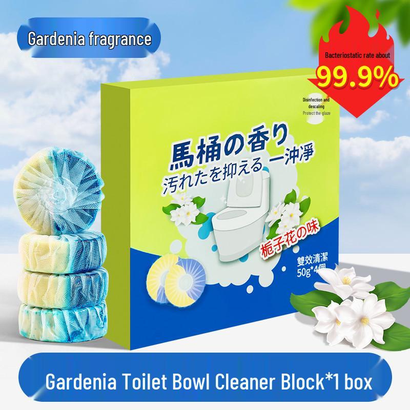 Automatic Disposable Toilet Bowl Cleaner & Deodorizer - Removes Odors & Descales
