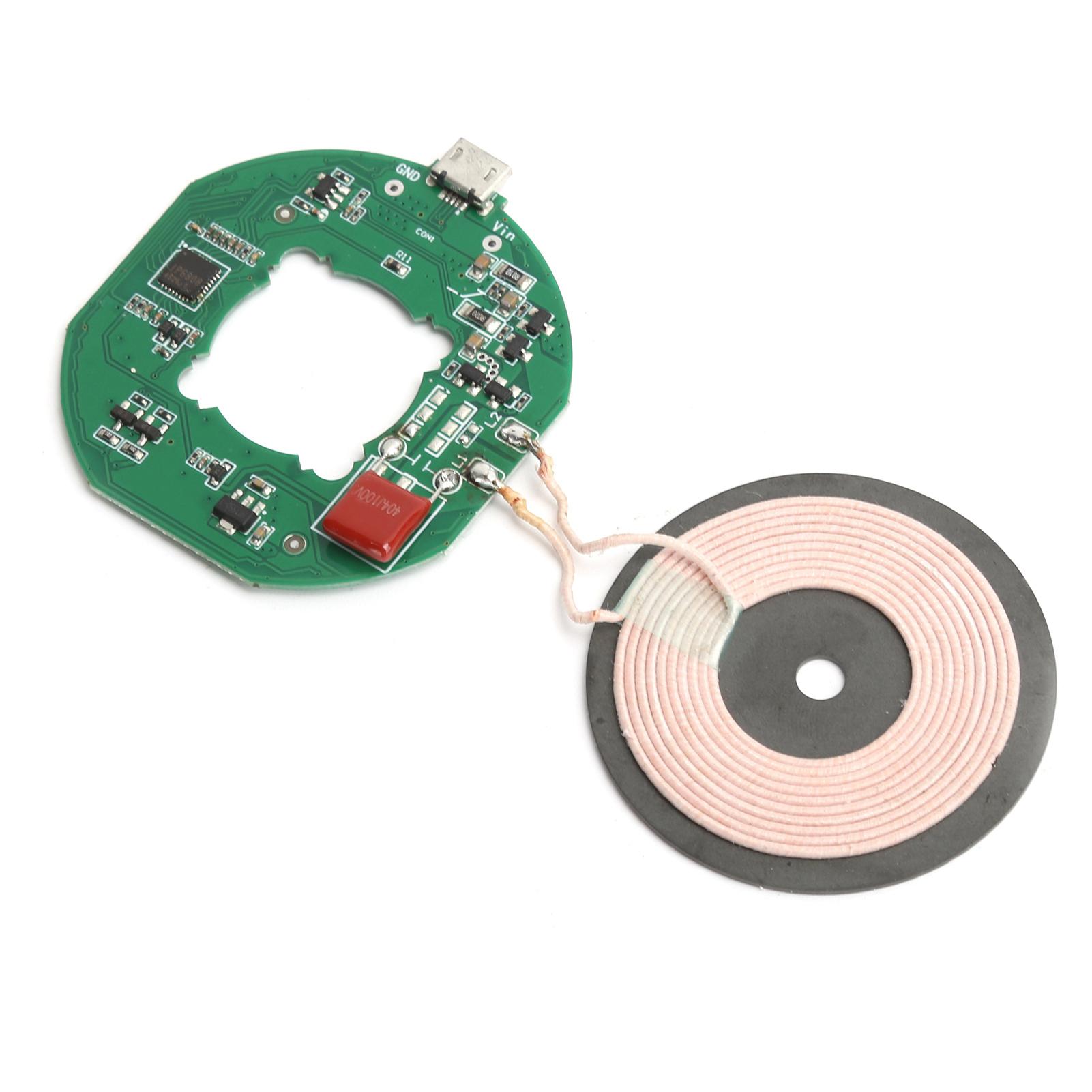 

Модуль швидкої бездротової зарядки Qi 10 Вт Передавач PCBA Друкована плата Котушка для зарядки DIY