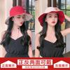Women's Summer Fisherman Hat, Sun Protection Hat with Large Brim To Cover the Face, Early Spring and Summer Large Brim UV Protection Sun Hat