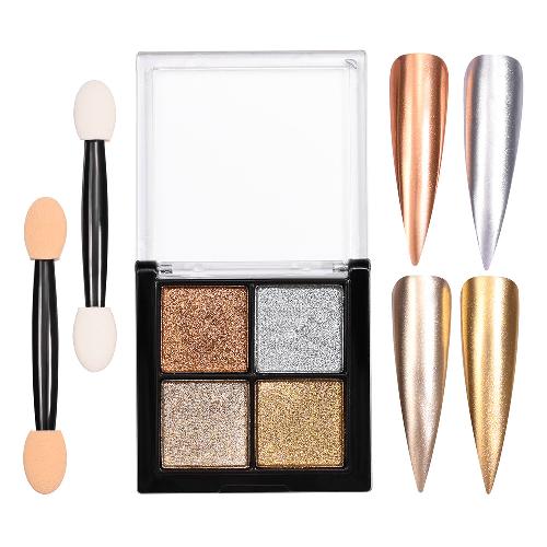 Multichrome Chameleon Eye Shadow Powder Nail Glitters Aurora Neon Rainbow Pigment Chrome Powder Iridescent Eyeshadow Nail Decors