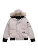 Winter Pure Canada Goose Down Bomber Jacket Putin Style Unisex White Duck Cold-Proof