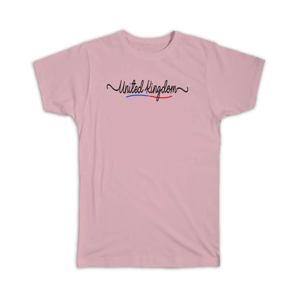 Gift T-Shirt : United Kingdom Flag Colors British Travel Expat Country 2XL