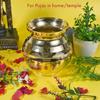 300ML Brass Shubh Lota for Puja | BPA-Free, Non-Toxic & Rust-Resistant, Ayurvedic Benefits Peetal Lota for Puja & Daily Use