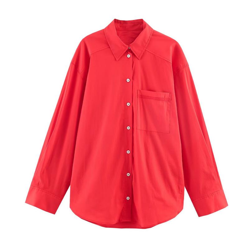 2026 Spring New Arrival European & American Style Versatile Poplin Shirt Small