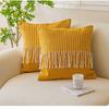 Linen Pilllow Cover with Tassels Soft Cushion Cover for Living Room Pillowcase Decorative Pillows Nordic Home Decor Cojines