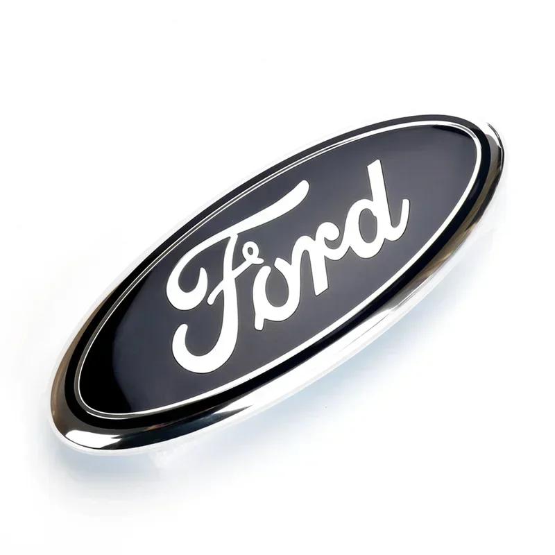 Car Sticker For Ford 17.5/23CM Car Head Cover Emblem Rear Cover Sticker Decoration for Ford Mondeo Fusion Focus Fiesta Kuga Edge