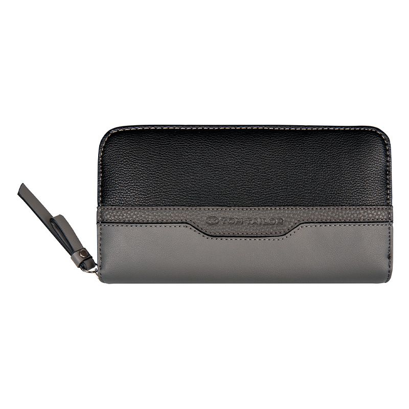 

Женский длинный трехцветный кошелек с 3 отделениями TOM TAILOR