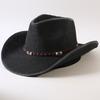 Popular European and American Western Cowboy Straw Hat Men's and Women's Fashion Shade Straw Hat Outdoor Western Cowboy Hat