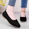 Ladies' Casual Fashionable and Versatile Spring New Flat Bottomed Cloth Shoes Soft Soled Casual Shoes One Foot Women's Shoes