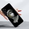 Cartoon Statue Abstract Art Case For Realme C67 C63 C55 C53 C35 C25 C21 GT 2 3 5 6 10 11 12 13 Pro Plus 5G Soft TPU Phone Cover