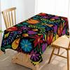 Mexico Day of The Dead Rectangle Tablecloth for Table Decor Reusable Kitchen Dining Tablecloth Day of The Dead Decorations