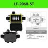 IP66 Waterproof Junction Box with 3mm-6.5mm Cable Connector Sealed Flame Retardant for Garden Security Camera Wiring