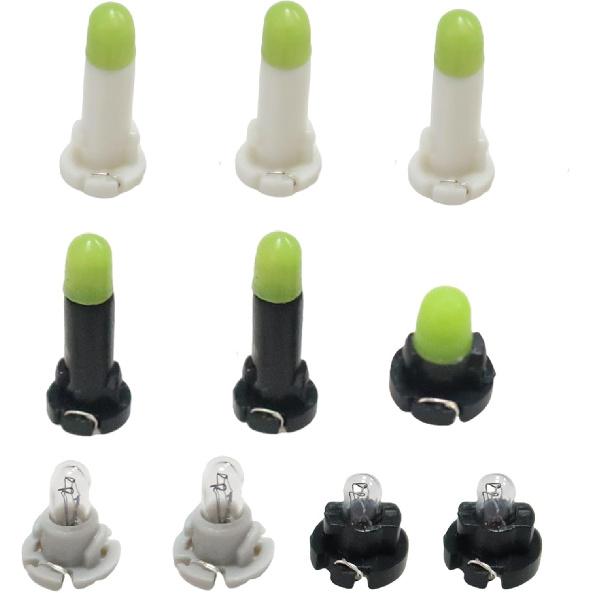 Cooler Control Switch Bulb(Set of 10pcs) Fit for Toyota 4Runner 2003-2009, Replace#90010-09015 90010-09016 90010-09017 90010-09018 90010-09019