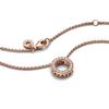 Pandora Rose Logo Pavé Circle Collier Necklace_387436