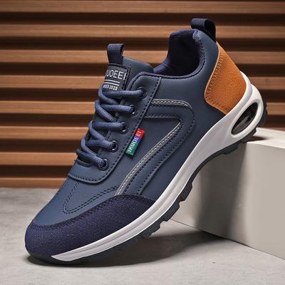 Casual herensneakers in grote maten, sportieve wandelschoenen, comfortabele vetersneakers, geschikt voor alle seizoenen