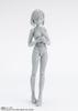 TAMASHII NATIONS Edition DX SET Color 130mm Movable Figure S.H.Figuarts Body-chan -School Life- (Gray Ver.) Approx. PVC&ABS