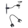 Adjustable 13mm To 45mm Diameter Round Tube Holder Flexible Arm Gooseneck Microphone Stand For Multiple Applications