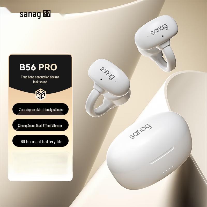 

Saina B56 Pro Open-Ear Bone Conduction Bluetooth Headphones