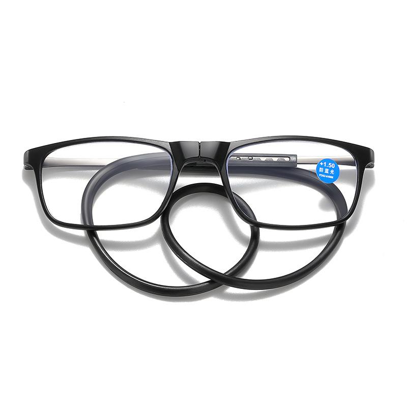 Tragbare magnetische Lesebrille für Männer Frauen zum Umhängen am Hals Presbyopie-Brille mit Magnet zum einfachen Lesen