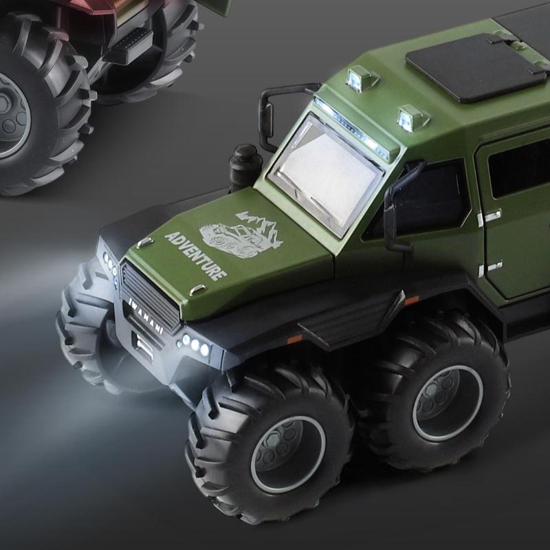 1:32 Conqueror 8X8 Armored Vehicle Alloy Model Car Toy Diecasts Metal Casting Sound and Light Car Toys For Children Gift