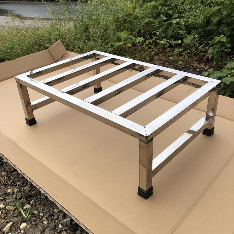 Nerezový víceúčelový regál a zvýšená spodní skříňka