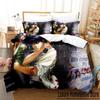 Comfortable Anime Print Duvet Cover Set With Duvet Cover And Pillowcases Single Twin Full Queen King Sizes For Adults And Kids