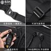 Functional Messenger Bag Niche Versatile Digital Crescent Bag Outdoor Waterproof Commuter Travel Shoulder Bag